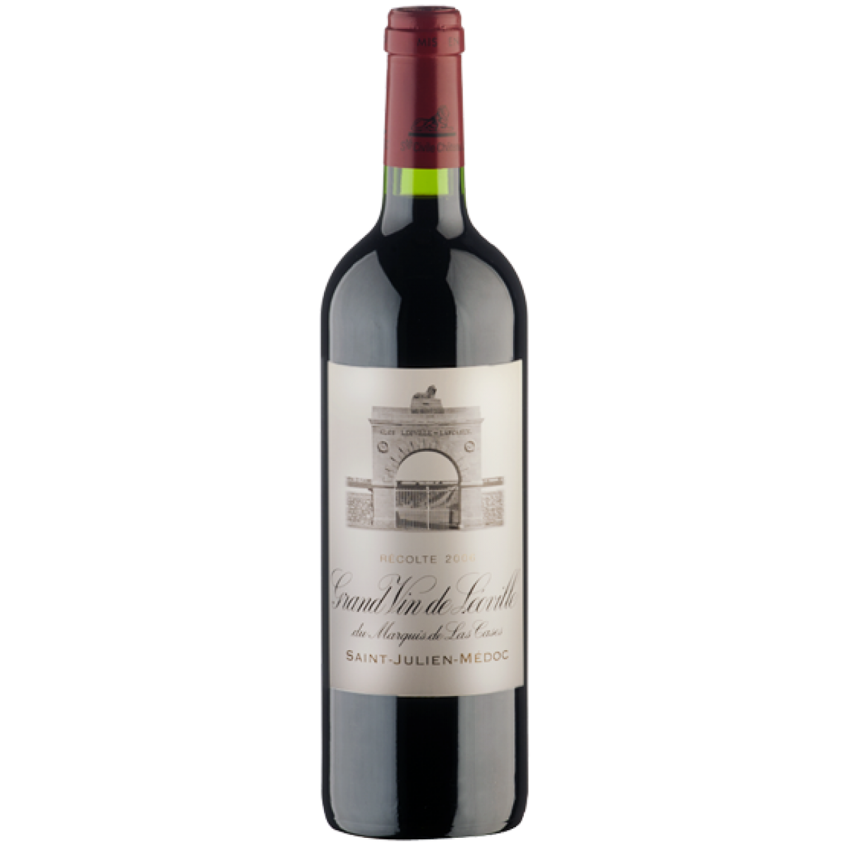 Wine Château LéovilleLasCases 2015, Red wine StJulien